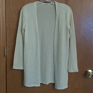 pale yellow cardigan